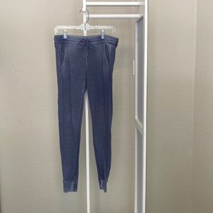 American Eagle Faded Blue Drawstring Waist Joggers